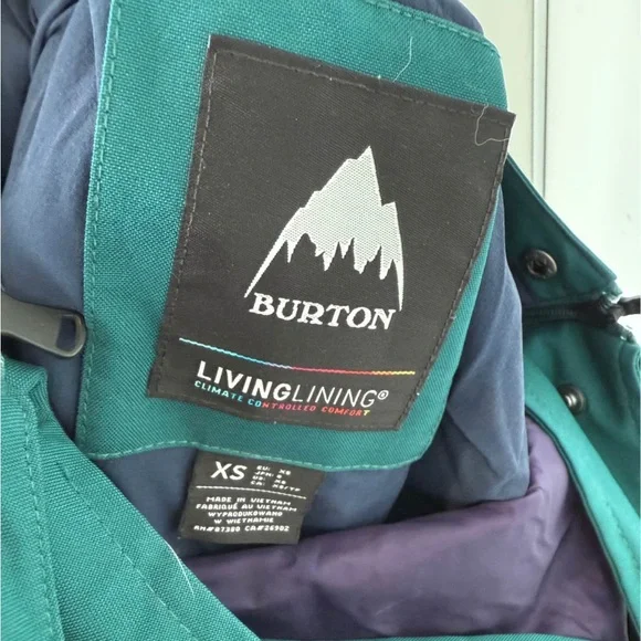 Burton Avalon snow bibs pants overalls size xs - Picture 2 of 3